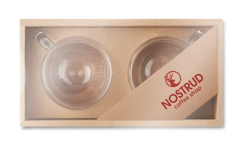 2 verres expresso double paroi personnalisables - Belize