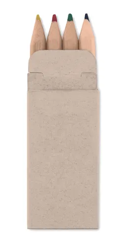 4 coloured pencils personnalisés - Petit Abigail