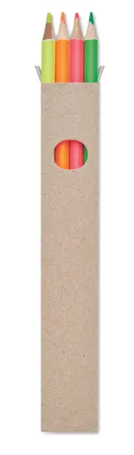 4 crayons surligneurs personnalisables dans une - Bowy