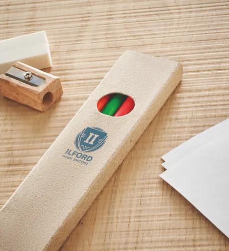 4 crayons surligneurs personnalisables dans une - Bowy