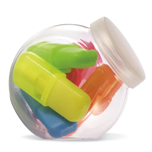 5 Surligneurs dans un pot personnalisables