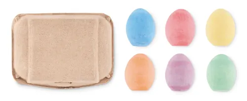 6 craies personnalisables dans une boîte à œufs - Tamago