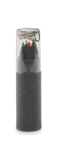 6 crayons de couleur - Negro