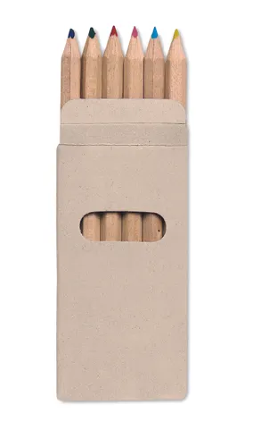 6 Crayons de couleur personnalisables - Abigail