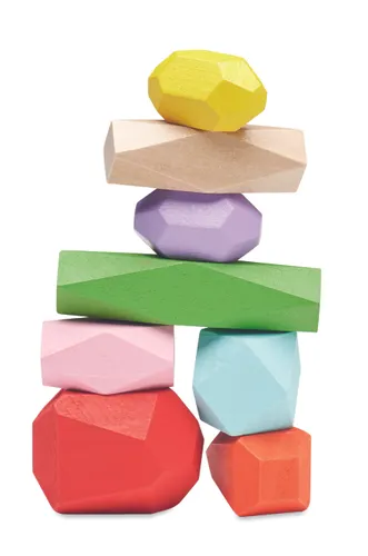 8 Pieces en bois empilables personnalisables - Dolmen