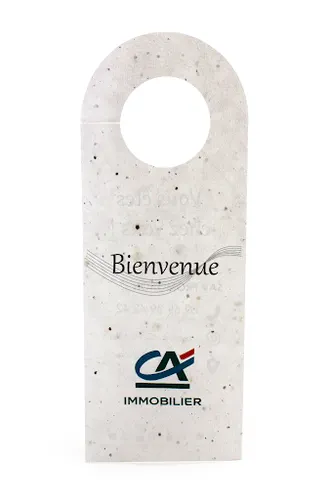 Accroche papier graines forme 2