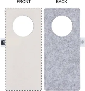 Accroche-porte publicitaire personnalisé - CreaFelt Door