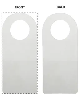 Accroche-porte publicitaire sur mesure - Disturb