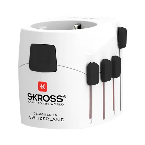 Adaptateur de Voyage universel 3-Pôles Pro personnalisé - Skross