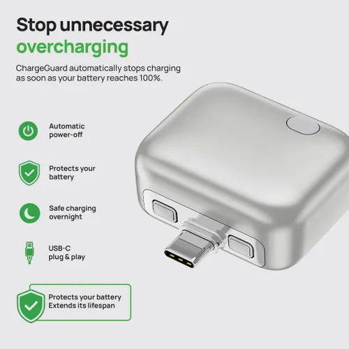 Adaptateur USB-C à déconnexion automatique ChargeGuard RCS - XD Xclusive
