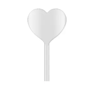 Agitateur cocktail personnalisé coeur spatule 190 mm | Transparent 00