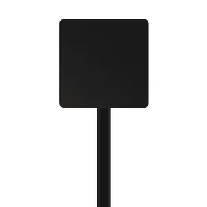 Agitateur cocktail personnalisé carré spatule 190 mm | Noir 35