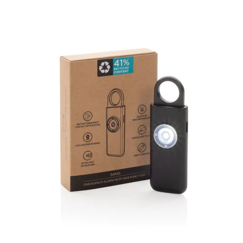 Alarme d'urgence rechargeable avec fonction SOS Safio RCS - XD Collection