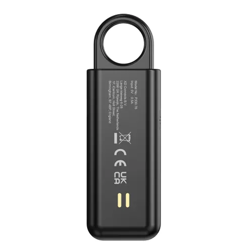 Alarme d'urgence rechargeable avec fonction SOS Safio RCS - XD Collection