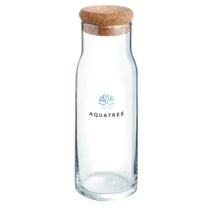 Algarve Carafe 1 L avec un bouchon en liège publicitaire