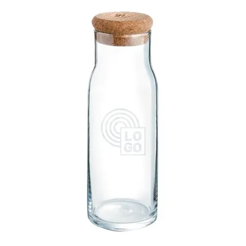 Algarve Carafe 1 L avec un bouchon en liège publicitaire