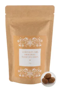 Amandes chocolatées personnalisées à la cannelle, 70g - Cinnanut