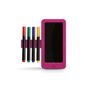 Ardoise lumineuse noire personnalisée avec led 14 x 13 cm