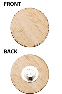 Badge publicitaire en bambou - BooBadge