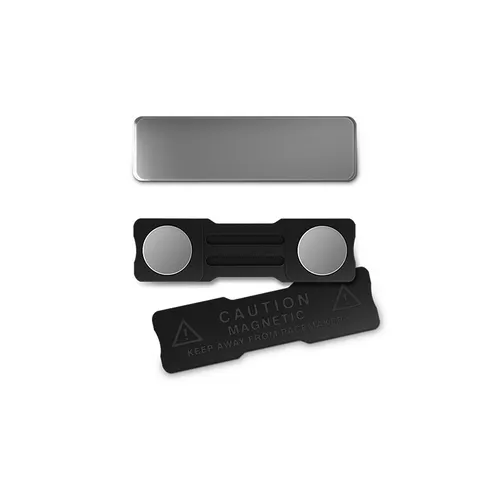 Badge mdf personnalisé ep 3 mm avec aimant entre 20 cm2 et 40 cm2 maxi