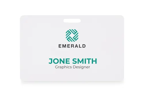 Badge pour lanyard 54 x 86 mm - Badsmall