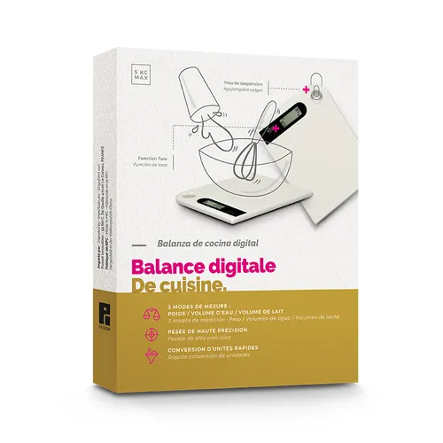 Balance digitale cuisine personnalisée
