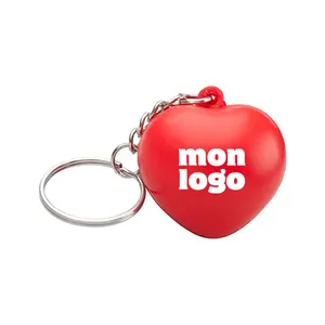 Balle antistress personnalisée avec porte-clés - Cutix Balle antistress personnalisée avec porte-clés - Cutix