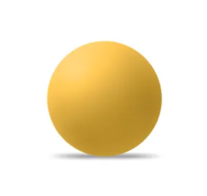 Balle rebondissante caoutchouc - Funball | Jaune