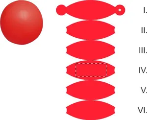 Ballon de page publicitaire (ø28 cm) - Playo | Rouge