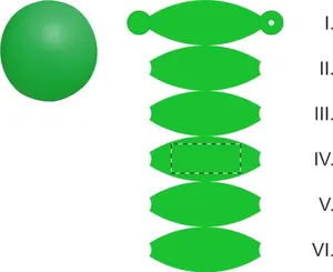 Ballon de page publicitaire (ø28 cm) - Playo | Vert
