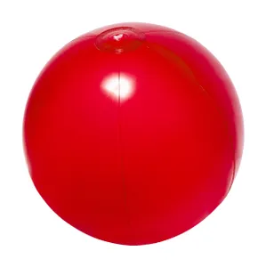 Ballon de plage personnalisé en PVC (ø 40 cm) - Patong | Rouge