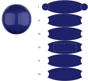 Ballon de plage personnalisé (ø40 cm) - Mindil | Bleu