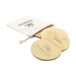 Bamboo Coaster Set sous-verres publicitaire
