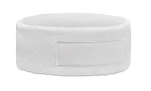 Bandeau publicitaire en polycoton - Atama | Blanc