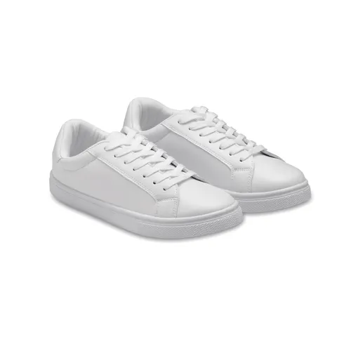 Baskets en PU Taille 37 personnalisables - Blancos