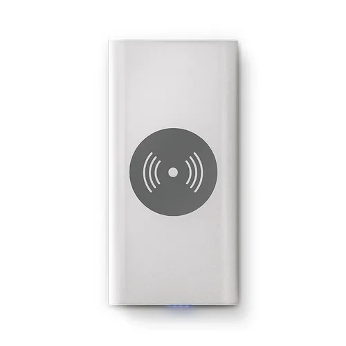 Batterie externe li-po 8000 mah personnalisée et chargeur par induction