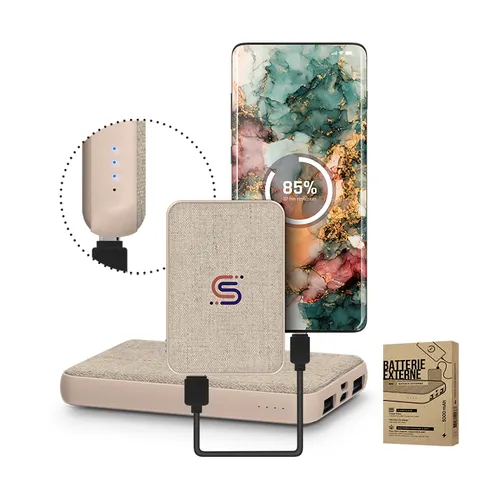 Batterie externe publicitaire 5000 mah
