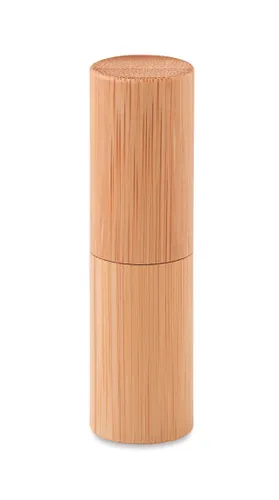 Baume à lèvres personnalisable en tube bambou - Gloss Lux