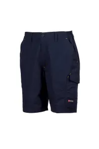 Bermuda coton twill personnalisé - CARACAS | Total navy blue (total bleu marine)