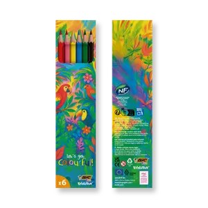 BIC® Kids Evolution® Set de crayons de couleurs x6 unités