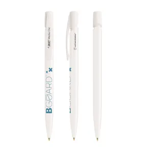 BIC® Media Clic Stylo Bille BGUARD™ Antimicrobial Ecolutions® personnalisé avec Logo Antimicrobial