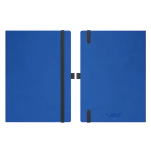 BIC® Partner A5 Flex Cover | Blue Navy Lined Paper