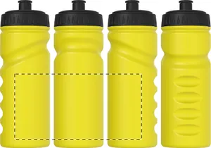 Bidon publicitaire personnalisé en RPE - Reskin | Jaune