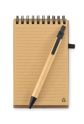 Bloc-notes A6 personnalisable en liège avec stylo - Sonoracork