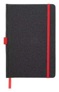 Bloc-notes personnalisé - Andesite | Rouge / Gris Foncé