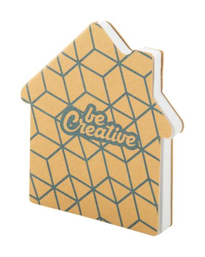 Bloc-notes autocollant personnalisé - CreaStick House Eco