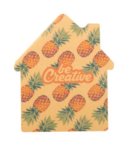 Bloc-notes autocollant personnalisé - CreaStick House Eco