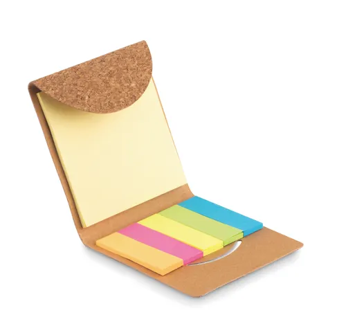 Bloc-notes couv. en liège - Foldcork personnalisable
