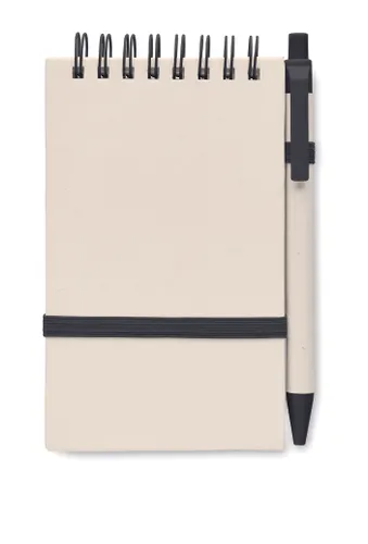 Bloc-notes en carton de lait recyclé personnalisable - Mito Set