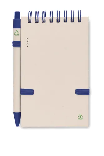 Bloc-notes en carton de lait recyclé personnalisable - Mito Set